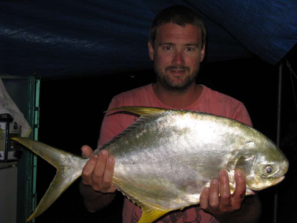 got this 63cm permit or snub nose dart while camping at bribie last week