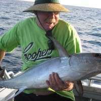 17kg long tail tuna caloundra 9nm